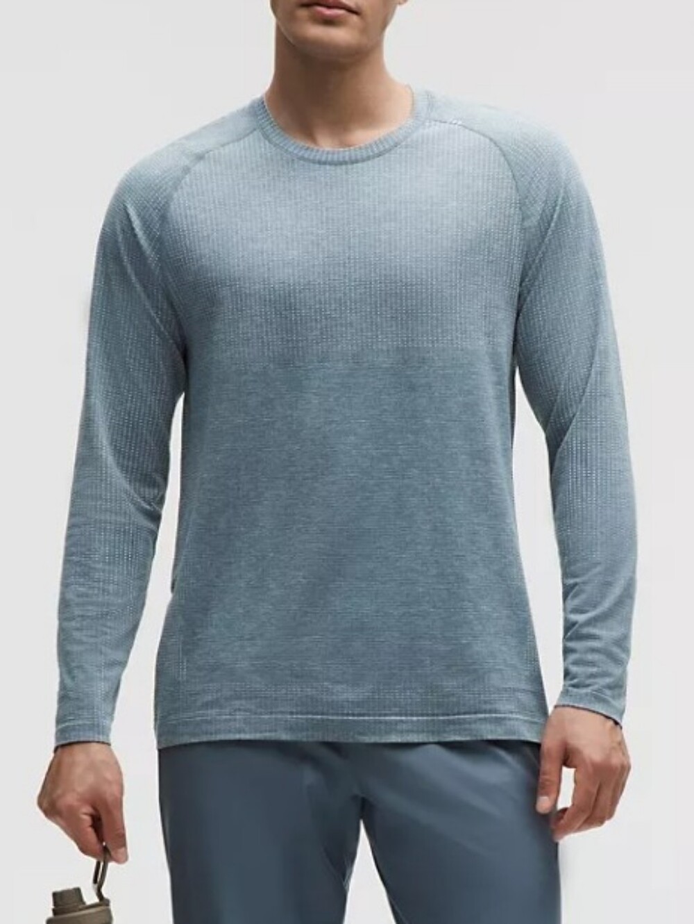 LULULEMON Metal Vent Tech Long-Sleeve Blue Shirt Sz XL Retail $88